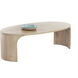 Tomas 51 X 27 inch Light Wash Coffee Table